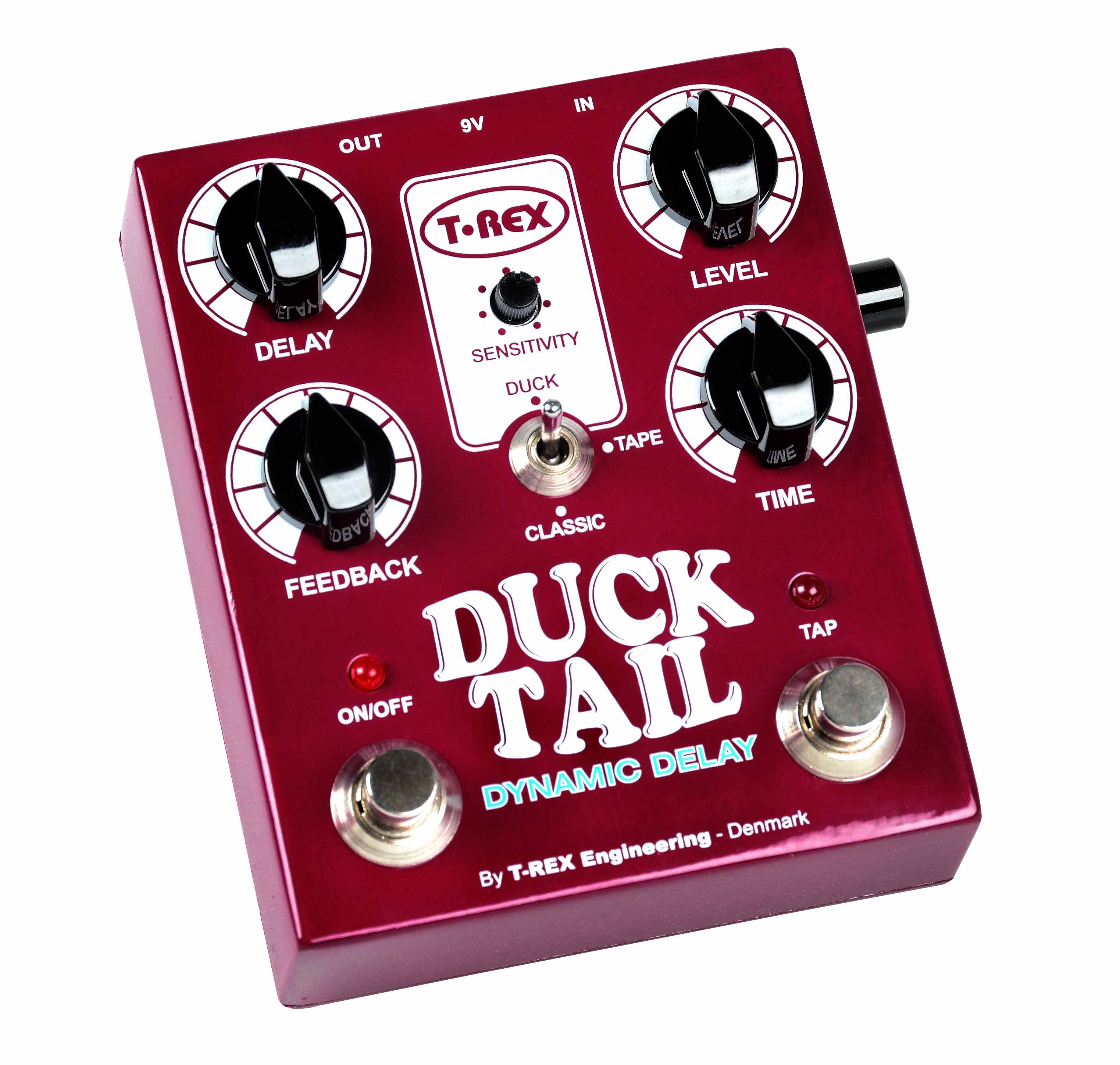 delay and tremolo pedal